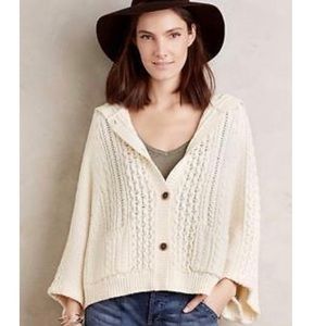 Anthropologie Rosie Neira Hooded Cardigan